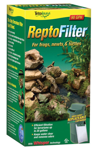 TetraFauna ReptoFilter for Frogs Newts & Turtles 90 GPH - Aquarium
