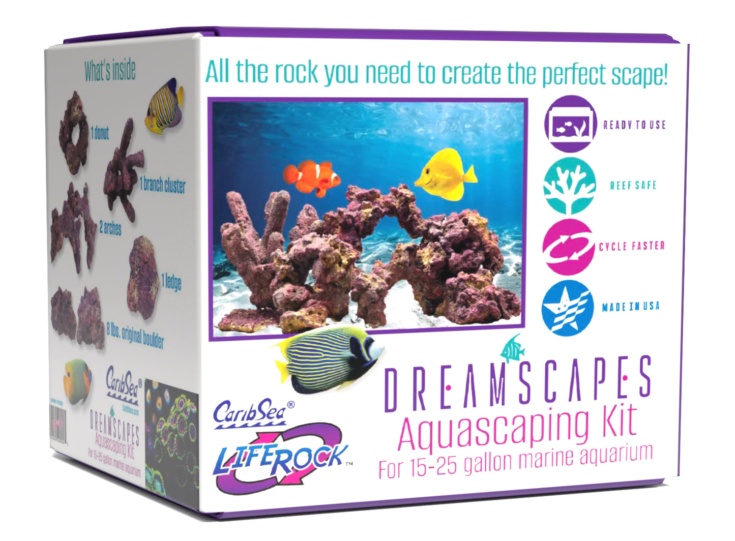 CaribSea LifeRock Dreamscapes Aquascaping Kit 15-25 gal 008479153920