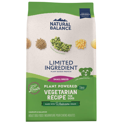 Natural Balance Pet Foods Limited Ingredient Plant Powered Small Breed Dry Dog Food 12 lb 723633014175