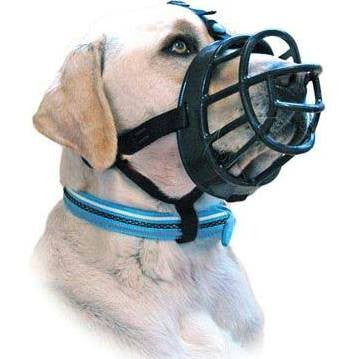 The Company Of Animals Baskerville Ultra Muzzle For Dogs dogs 40 65 Lbs size 4 886284614207 Pets Warehouse