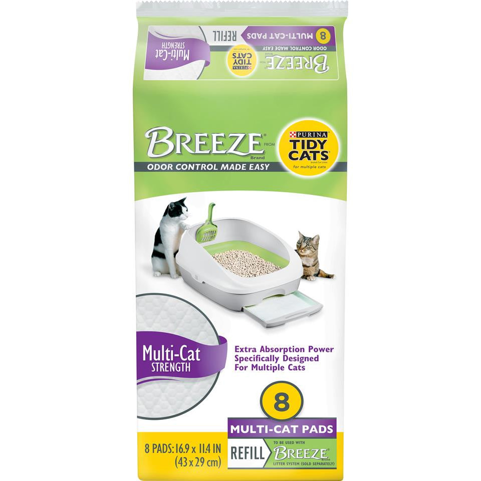 TIDYCT BREEZE PADS MULTI 6/8CT LTR MULTI CAT 702123 TIDYCT BREEZE PADS MULTI 6/8CT LTR MULTI CAT 702123