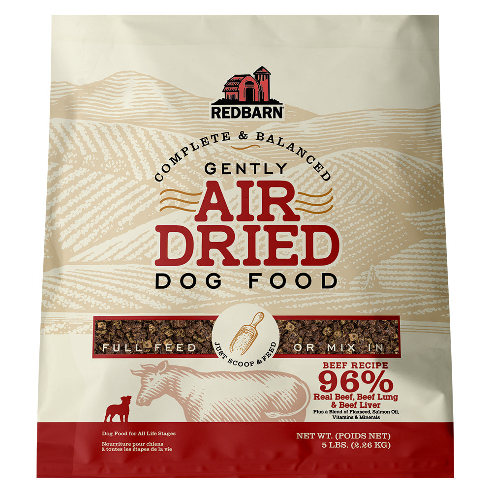 Redbarn Pet Products Complete & Balanced Air Dried Dog Food Beef 5 lb 785184120293