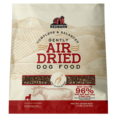 Redbarn Pet Products Complete & Balanced Air Dried Dog Food Beef 5 lb 785184120293