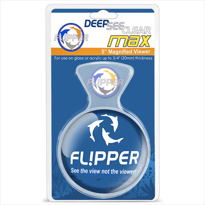 Flipper Cleaner DeepSee Clear Max Magnified Aquarium Viewer 5 in 724994195572