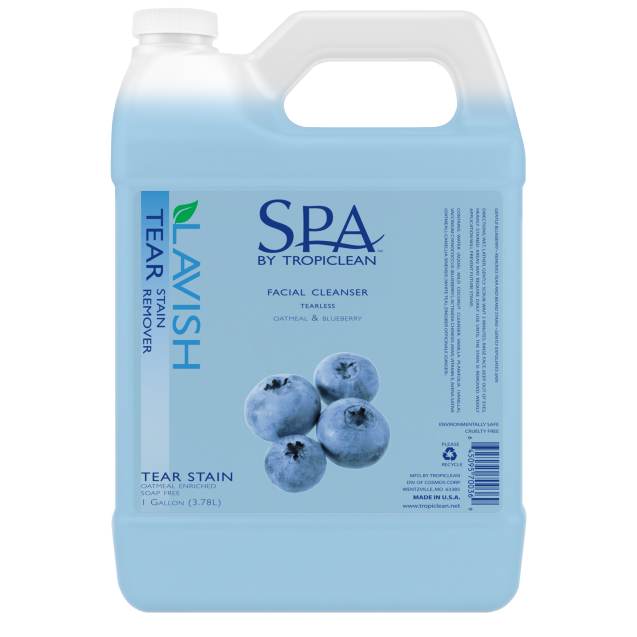 TropiClean Tear Stain Remover for Pets 1 gal