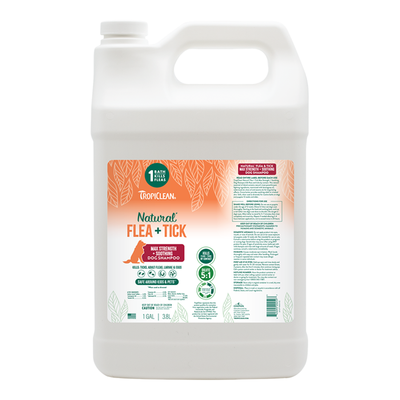 TropiClean Natural Flea and Tick Shampoo Maximum Strength Gallon