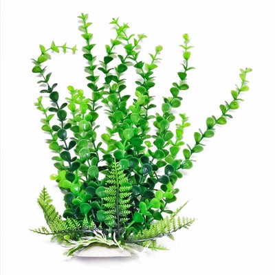 Aquatop Bacopa Aquarium Plant w/Weighted Base Green 20 in 819603014556