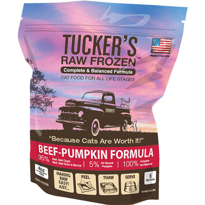 Tuck Cat frozen beef pumpkin 24oz{L-x} SD-5 072635110331