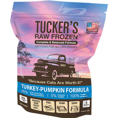 Tucker’s Cat Frozen Turkey & Pumpkin 24oz{L - x} SD - 5