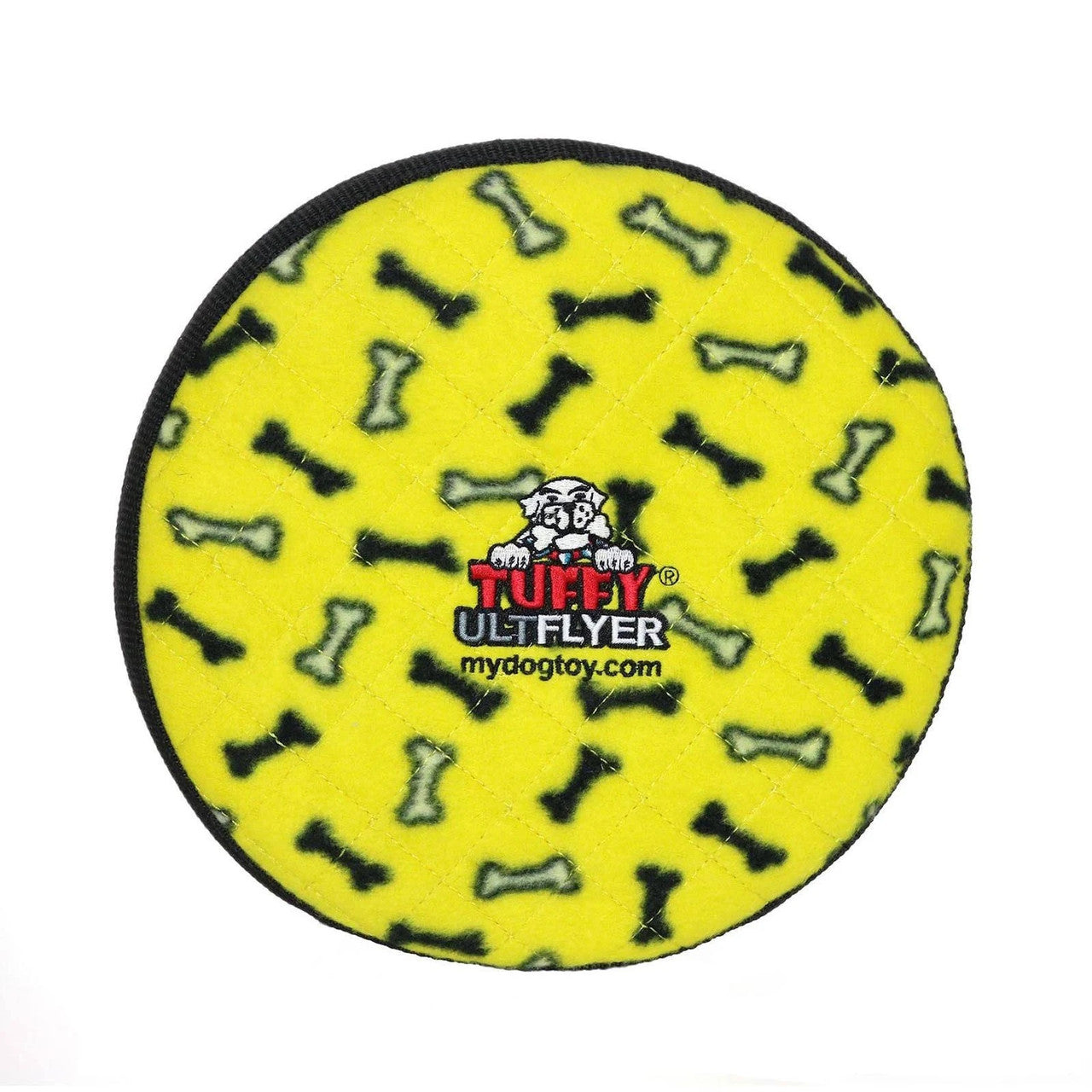 Tuffy Ult Flyer Bne Ylw Dog Toy 180181020025