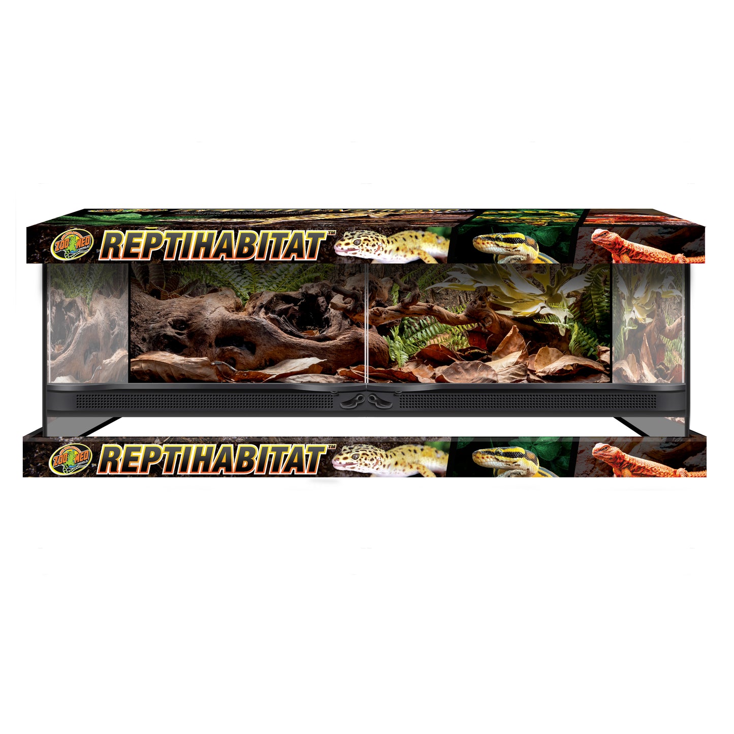 Zoo Med Reptihabitat Double Door Terrarium 32 gal, 36In X 18In X 12 in 097612090550