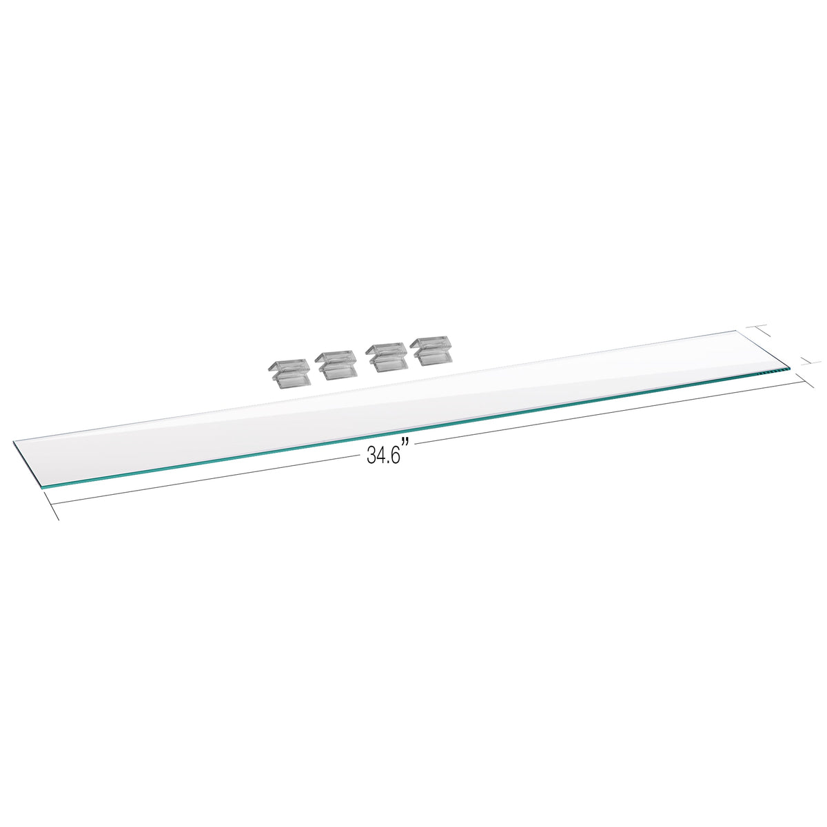 Aquatop Glass Lid & Clips for the HCA-12G Tank 12 gal 819603018691
