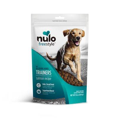 Nulo FreeStyle Trainers Grain-Free Dog Treats Salmon 16 oz 811939027545