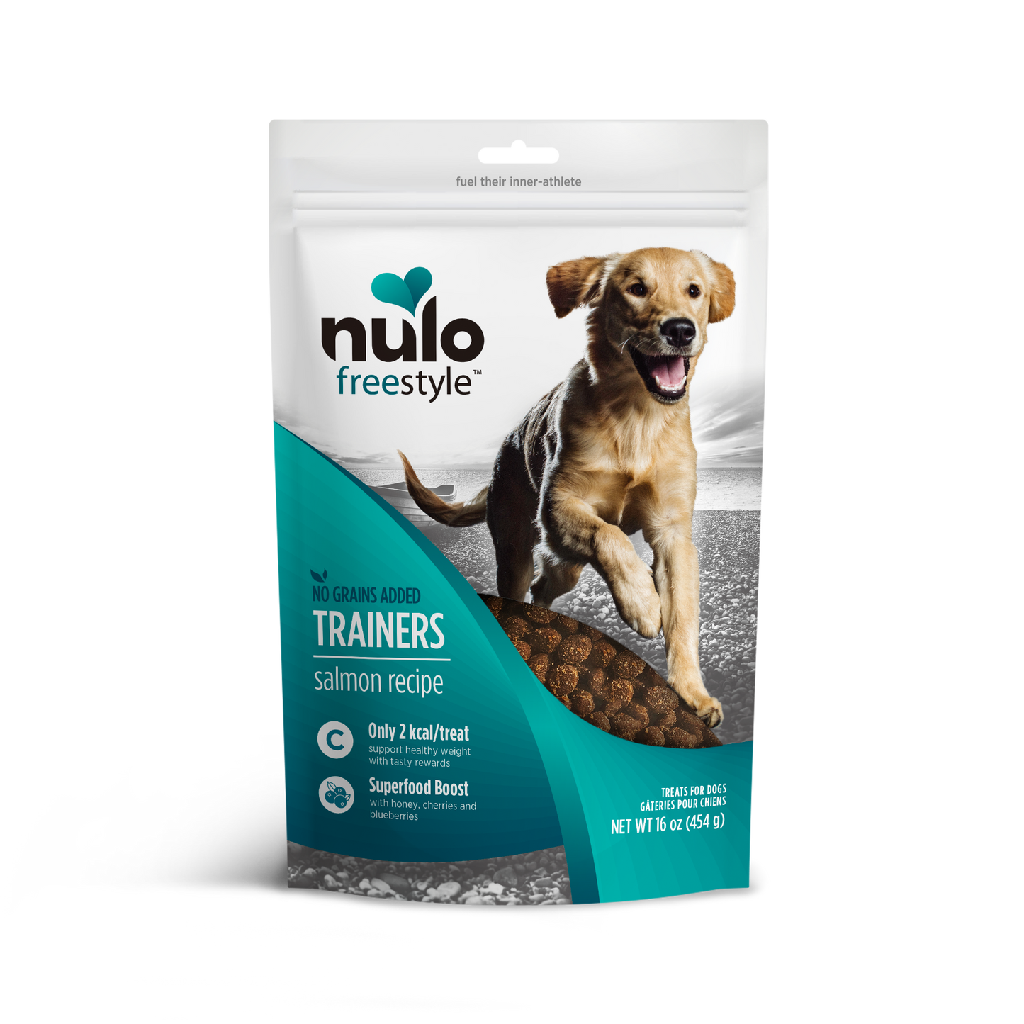 Nulo FreeStyle Trainers Grain-Free Dog Treats Salmon 16 oz 811939027545