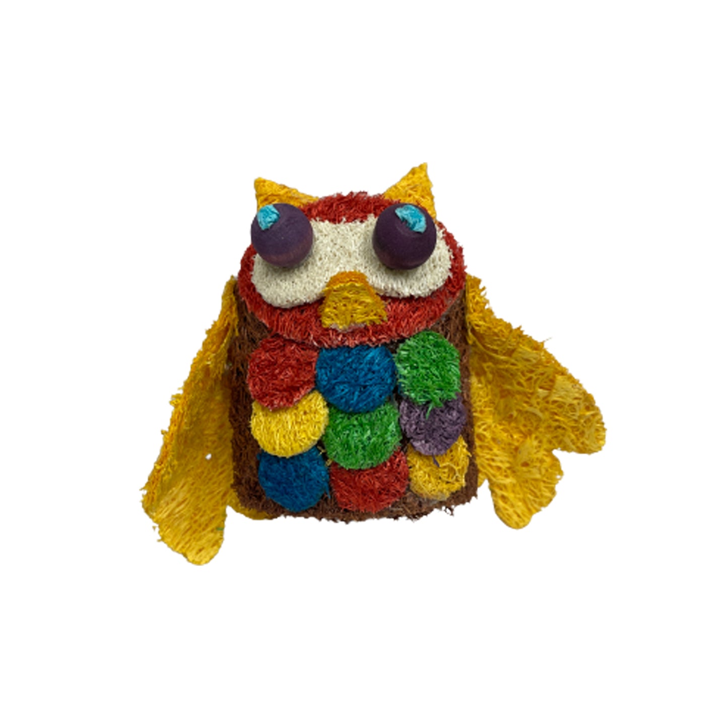 A & E Cages Nibbles Owl Whooo Small Animal Chew Toy 644472002546