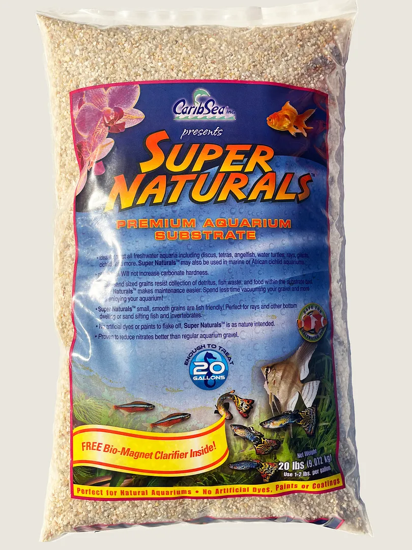 CaribSea Super Natural Aquascapes Aquarium Sand Carolina Creek 2ea/20 lb 008479008367