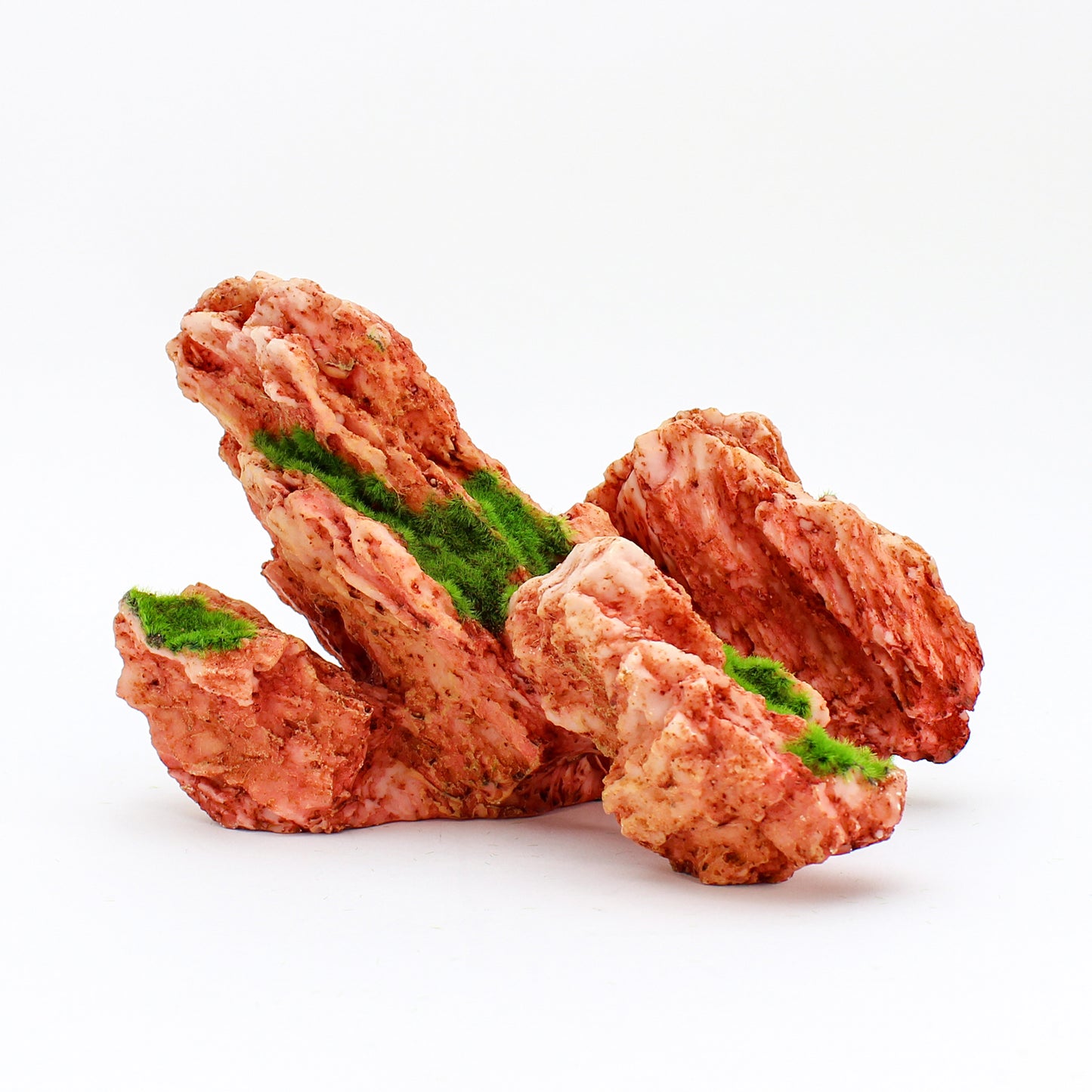 Penn-Plax Aqua-Flora Living Red Rock Aquarium Ornament 2ea/One Size 030172050282