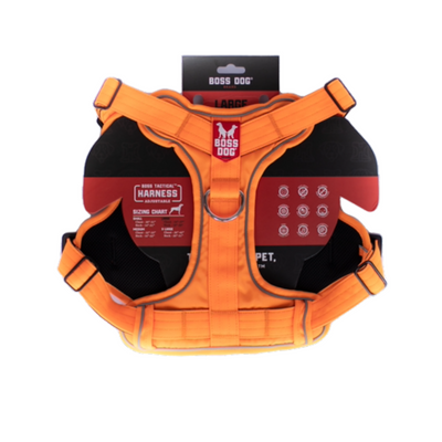 Boss Dog Tactical Dog Harness Hunter Orange Large 850036272229
