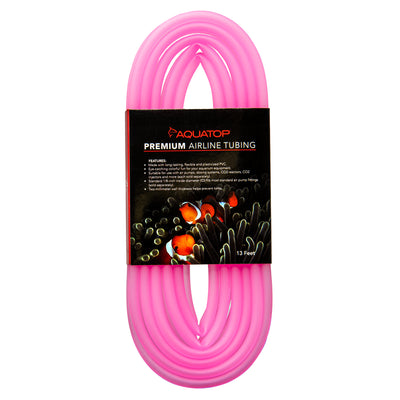Aquatop Airline Tubing Pink 13 ft 850047393562