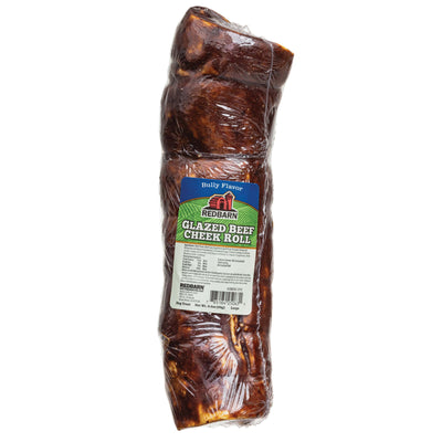 Redbarn Pet Products Glazed Beef Cheek Roll Dog Treat Beef Large 785184250631