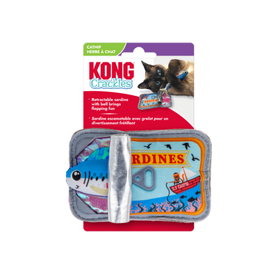 KONG Crackles Cat Toy Sardine 035585534077