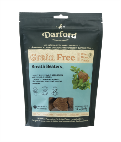 Darford Grain Free Dog Biscuits Breath Beaters Regular Breath Beaters 12 oz 064863012006