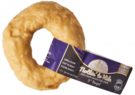 Fieldcrest Farms Nothin' to Hide Bagels Dog Treat Bacon 24ea/3 in 810002632372