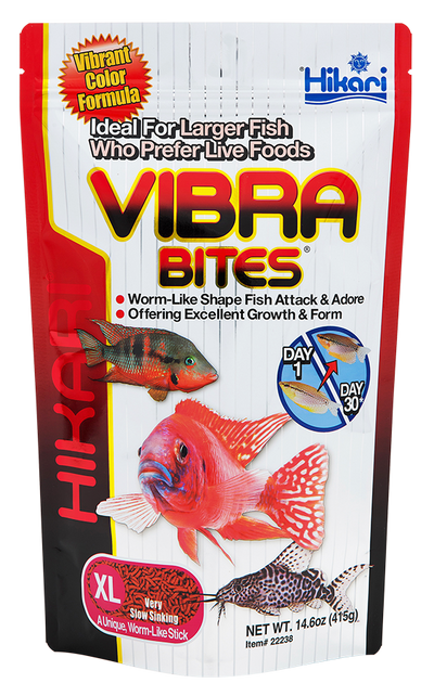 Hikari USA Vibra Bites Tropical Fish Food 14.6 oz, X-Large 042055222389