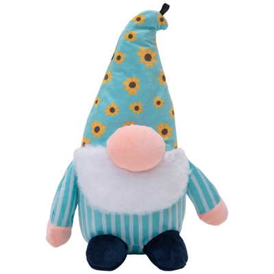 Snugarooz Snugz Sunny the Gnome Plush Dog Toy 10 in 632726319236