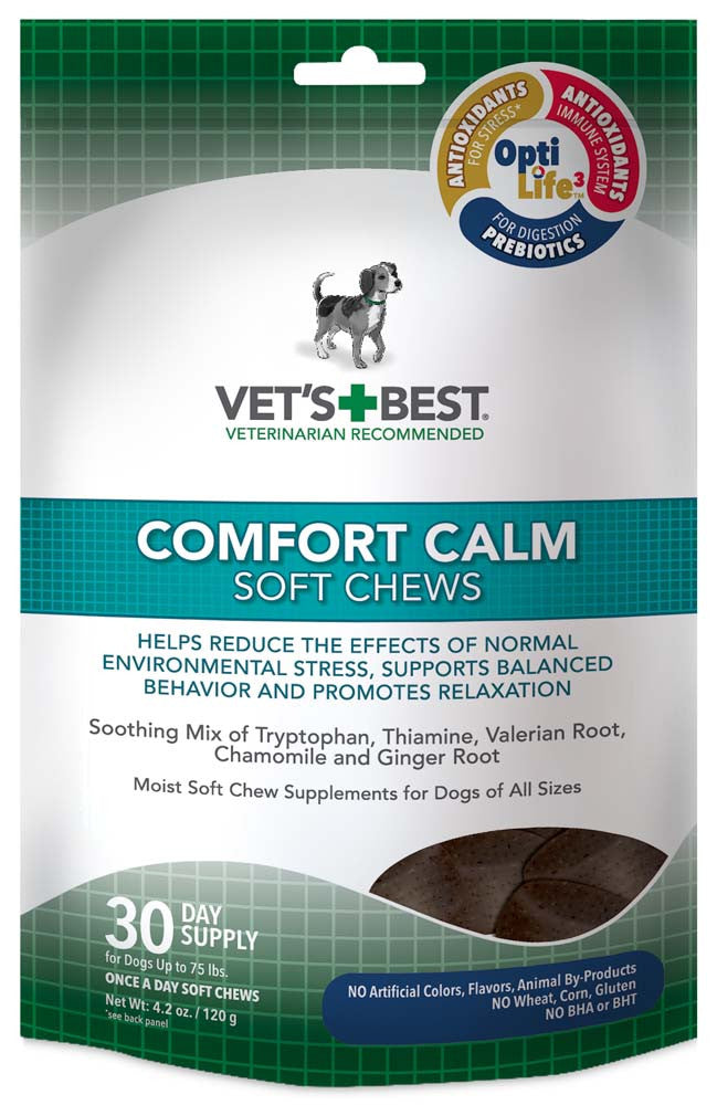 Vet's Best Comfort Calm Soft Chews 4.2 oz 30 Count