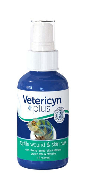 Vetericyn Plus Antimicrobial Reptile Wound and Skin Care 3 fl. oz