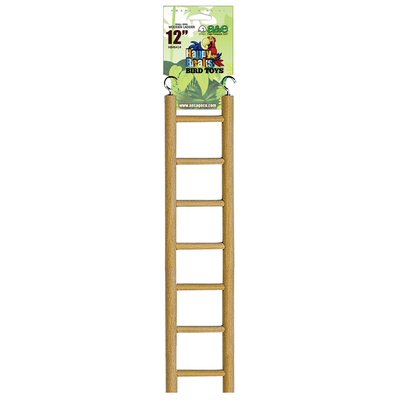 A & E Cages Happy Beaks Small Ladder Bird Toy 12 in 644472016246