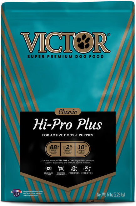 Victor Super Premium Dog Food Classic Hi - Pro Plus Dry Beef 5lb