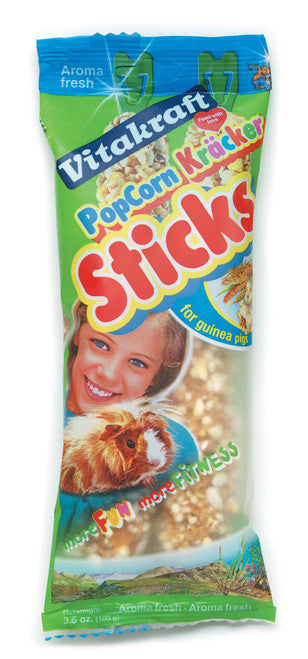 Vitakraft Crunch Sticks Guinea Pig Treats Popped Grains & Honey 2.5 oz 2 ct - Small - Pet