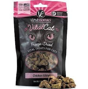 VITAL CAT FREEZE DRIED TREAT CKN GBLT 1OZ - Dog