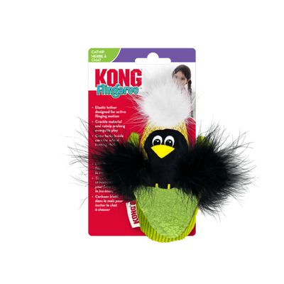 KONG Flingaroo Corny Bird Cat Toy 035585530116