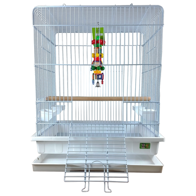 A & E Cages Flat Top Cage Ivory 2ea/25In X 21 in, 2 pk 644472555974