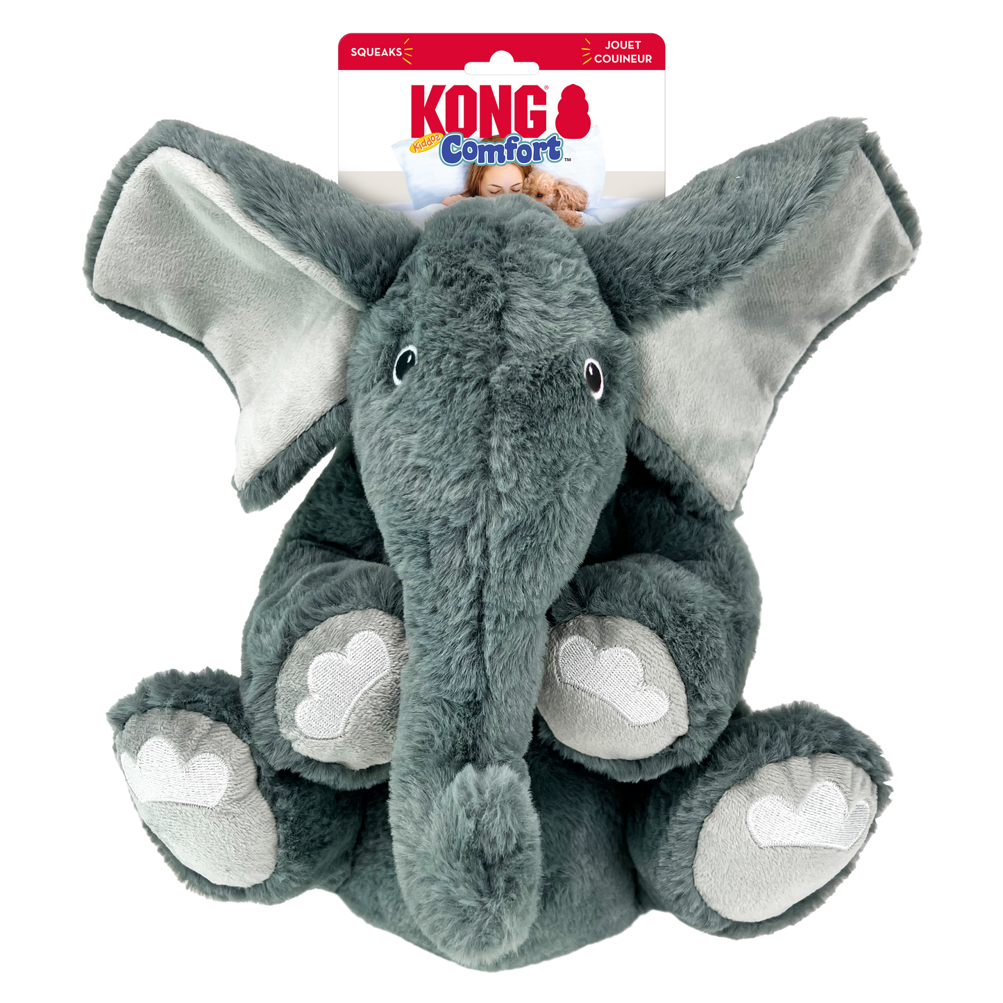 KONG Comfort Kiddos Elephant Dog Toy X-Large 035585498812