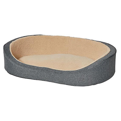 MidWest Homes for Pets Quiet Time Deluxe Hudson Pet Bed Grey M 027773025788