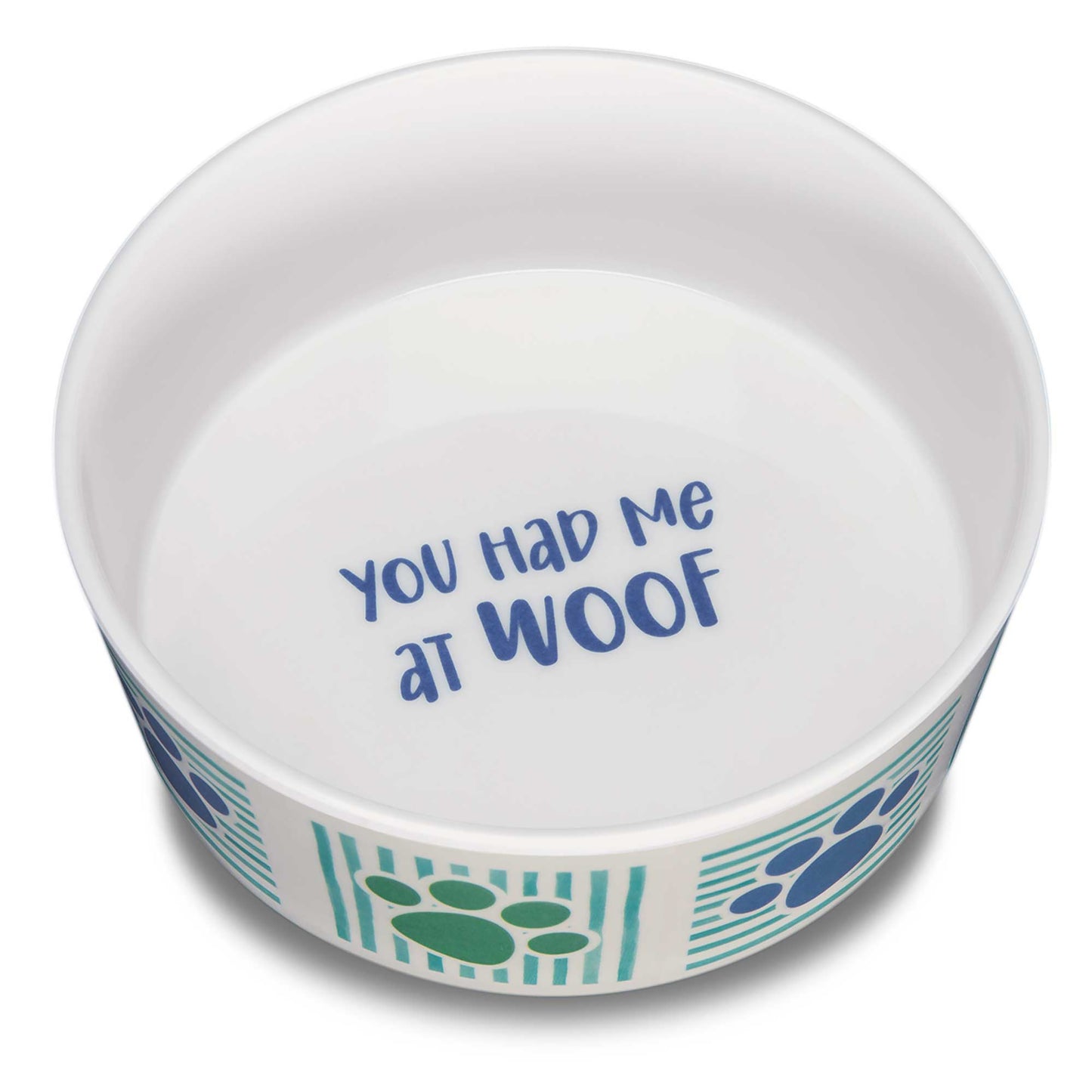 Loving Pets Dolce Moderna Bowl Had Me at Woof Large 842982071612