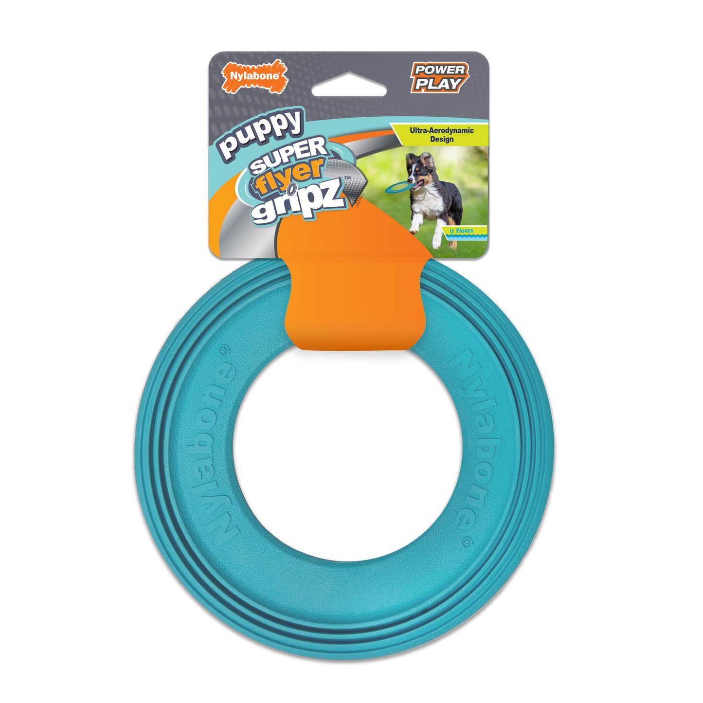 Nylabone Power Play Puppy Super Flyer Gripz Intended For Puppies Of All Sizes (1 ct) 018214852926