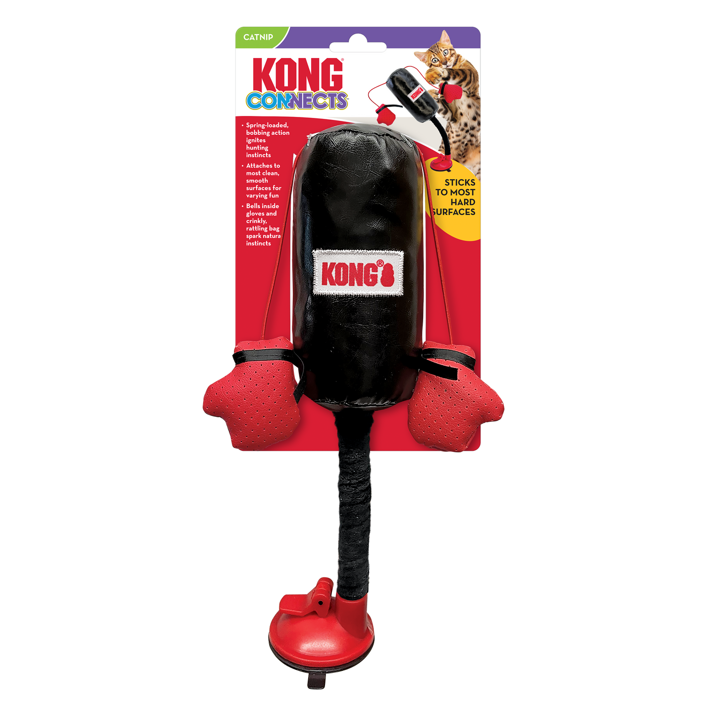 KONG Connects Punching Bag Cat Toy 035585524122