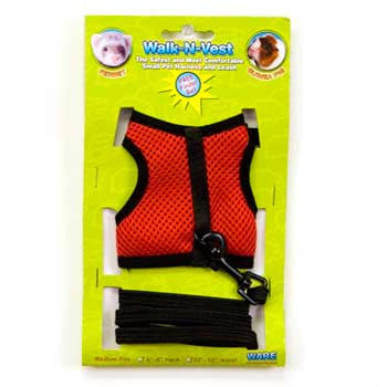 Ware Walk - N - Vest Mesh Harness & Lead Medium {L + 1} 911245 - Small - Pet