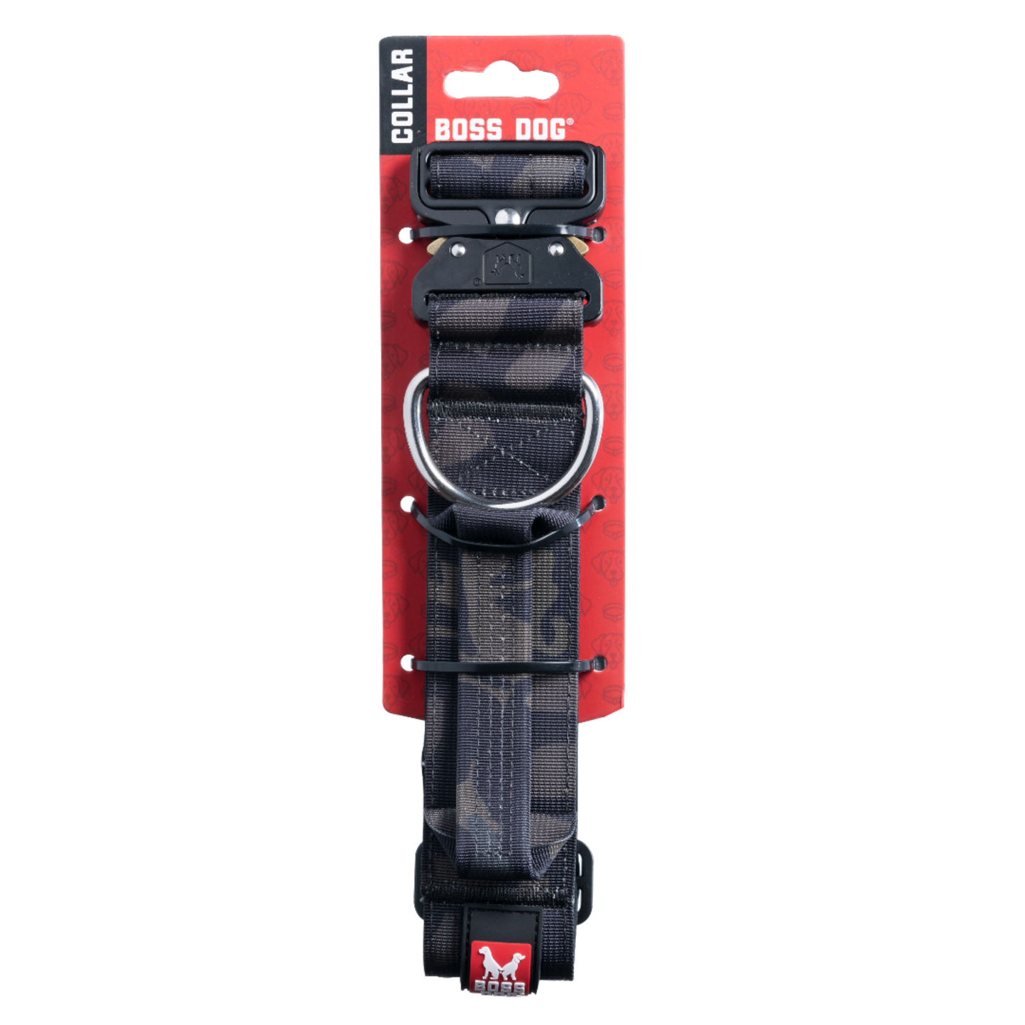 Boss Dog Tactical Adjustable Dog Collar Black Camo X-Large, 20-28 in 850010391298