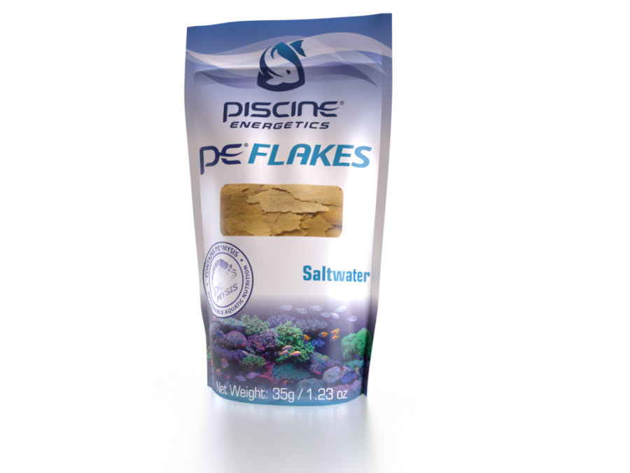 Piscine Energetics PE Mysis Fish Food Flakes Saltwater - 1.23Oz (DD)