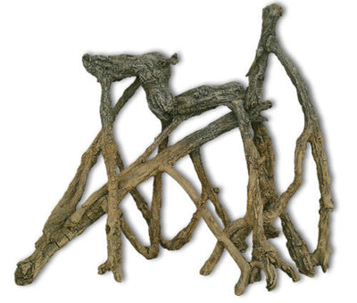 Weco Wecorama Aquarama Mangrove Roots Grey/Brown 12.6in MD - Aquarium