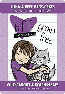 Weruva Bff Tuna & Beef Baby Cakes 12/3oz. Pouch!{L - x} - Cat