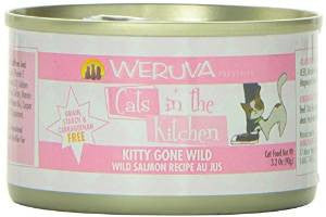 Weruva Wild Salmon Recipe Au Jus Cans Kitty Gone Cat 24/3.2oz. {L - x} 784083
