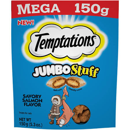 Whiskas Temptations Jumbo Stuffed Salmon 10/5.29Z {L-1}798664 023100121253