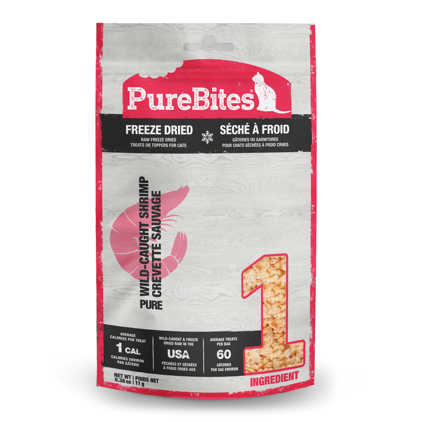 PureBites Freeze-Dried Cat Treats Shrimp 11 g 878968002868